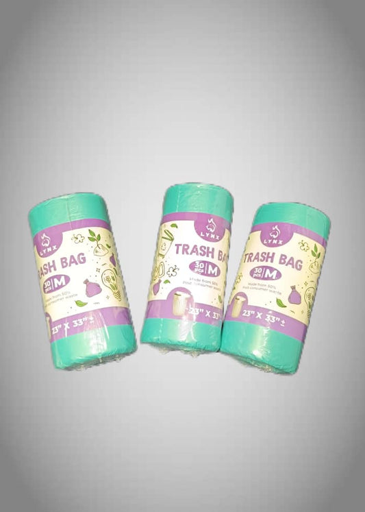 Beg Sampah Garbage Bag M Size 58x30 cm - 30 pieces (3 rolls)