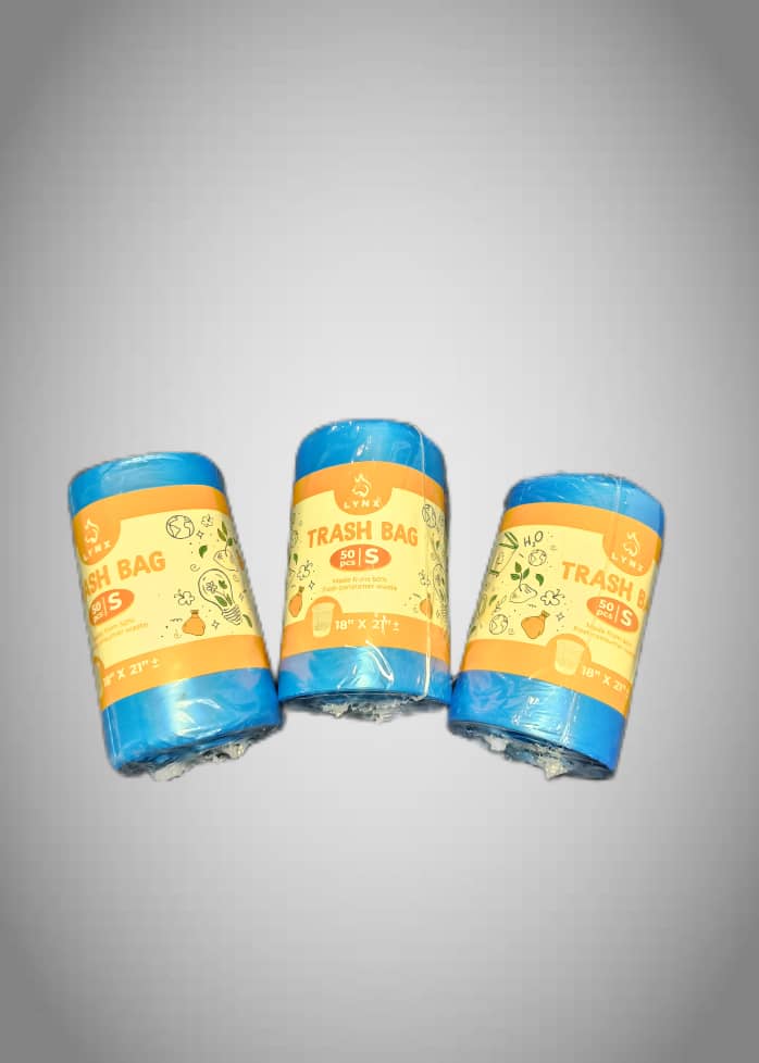 Beg Sampah Garbage Bag S Size 46 x 54 cm - 50 pieces (3 rolls)